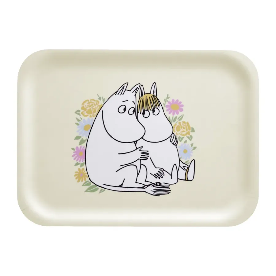 Mumin bricka 20x27 cm, Flowers^Muurla Outlet