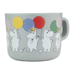 Barnmuggar|Plastmuggar-Rätt Start Mumin Festligheter mugg 25 cl, Multi