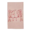 Mumin handduk 30x50 cm, Kärlek rosa^Moomin Arabia Clearance