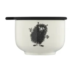 Muminskålar-Dsignhouse x Moomin Mumin skål med lock Ø7 cm, Vit