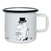 Muminmuggar-Muurla Muminpappa emaljmugg 37 cl, Grå