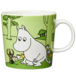 Muminmuggar|Kaffekoppar-Moomin Arabia Mumintrollet Muminmugg, Gräsgrön