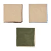 Mundus mikrofibertrasa 30x30 cm 3 delar, Camel-olive^OYOY New