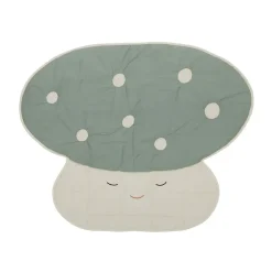 Mushroom quiltad filt, Offwhite-Pale blue^OYOY Sale