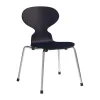 Myran barnstol, Midnight blue målad ask-krom^Fritz Hansen Hot