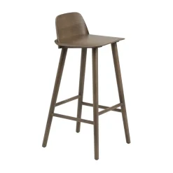 Barstolar-Muuto Nerd counter stol 65 cm, Stained dark brown