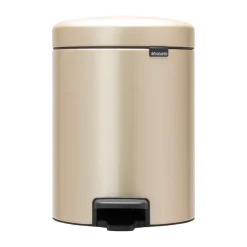 Pedalhinkar|Pedalhinkar-Brabantia New Icon pedalhink 5 liter, Metallic Gold