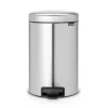 New Icon pedalhink 12 liter, matt steel fingerprint proof^Brabantia Online