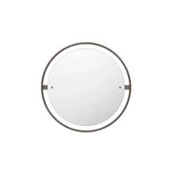 Runda Speglar-Audo Copenhagen Nimbus spegel, bronzed brass, ø60