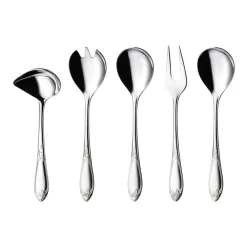 Bestickset-Hardanger Bestikk Nina serveringsset 5 delar, Rostfritt stål
