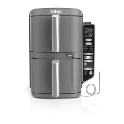 Airfryers-Ninja Air Fryer SL451EU stacked dual zone XL 9,5 L, Svart