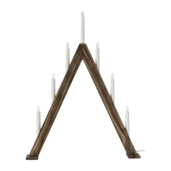 Nord adventsljusstake 60 cm, Mörkbetsad^Scandi Living