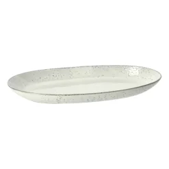 Serveringsfat & Uppläggningsfat-Broste Copenhagen Nordic Sand ovalt fat, 30x17 cm