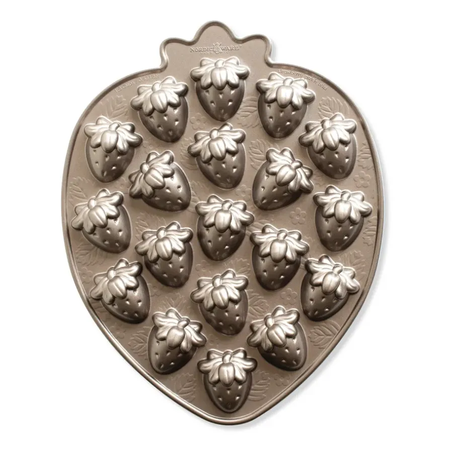 strawberry bites bakform, 0,4 L^Nordic Ware New