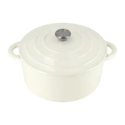 Gjutjärnsgrytor|Grytor-Nordwik gjutjärnsgryta rund 5 l, Creme