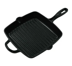 Grillpannor|Gjutjärnspannor-Nordwik grillpanna 25x25 cm, Gjutjärn-svart