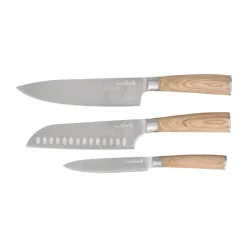 Knivset-Nordwik knivset 3 delar, Pakka trä