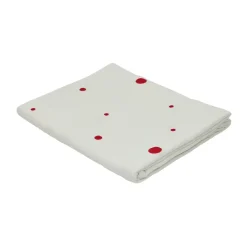 Nori bordsduk 140x260 cm, White-cherry red^OYOY Outlet