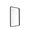 Väggspeglar-Audo Copenhagen Norm spegel, svart, rektangulär