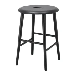 Pallar-1898 Norrabo pall 53 cm, Svartlackad ek