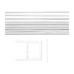 Nostalgi bänk påbyggnad 100 cm, Vit^Essem Design Online