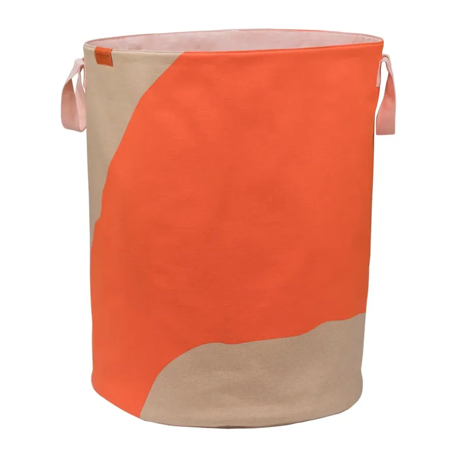 Tvättkorgar-Mette Ditmer Nova Arte tvättkorg 40x40x50 cm, Latte-orange