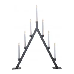 Oliver ljusstake 60 cm, Svart^Star Trading Best