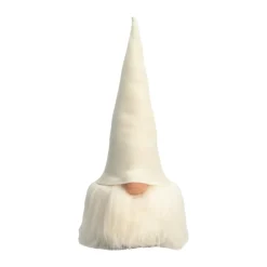 Juldekorationer & Julpynt-Åsas tomtebod Olle tomte, vit