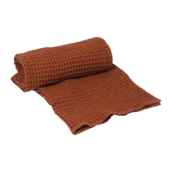 Badlakan-Ferm Living Organic badhandduk 70x140 cm, Brown Clay