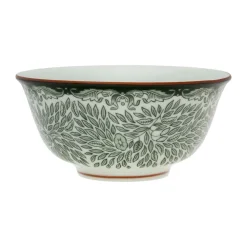 Frukostskålar-Rörstrand Ostindia Floris skål 30 cl, Grön