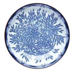 Djupa Tallrikar-Rörstrand Ostindia Floris tallrik djup Ø22 cm, Blå