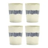 Ottolenghi Feast tekopp 33 cl 4-pack, White stripes-blue^Serax Best