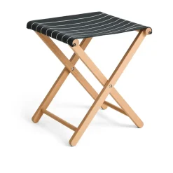 Sittmöbler·Utomhuspallar & Barstolar Utomhus|Utomhuspallar & Barstolar Utomhus-HAY Outdoor Market pall ihopfällbar, Black-beige