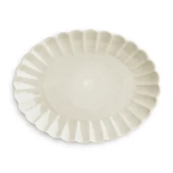 Serveringsfat & Uppläggningsfat-Mateus Oyster fat 30x35 cm, Sand