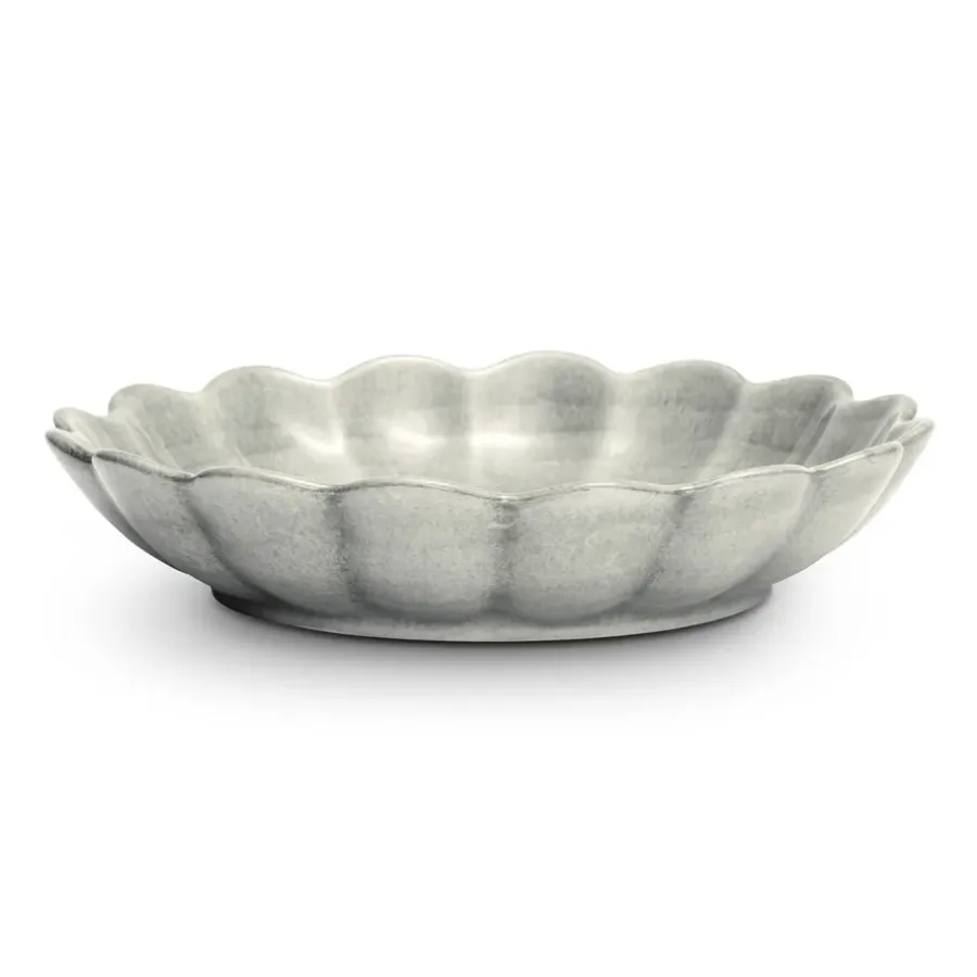 Djupa Tallrikar-Mateus Oyster skål Ø24 cm, Grå