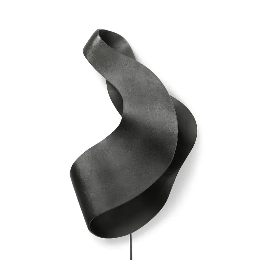 Läslampor|Vägglampor-Ferm Living Oyster vägglampa, Black