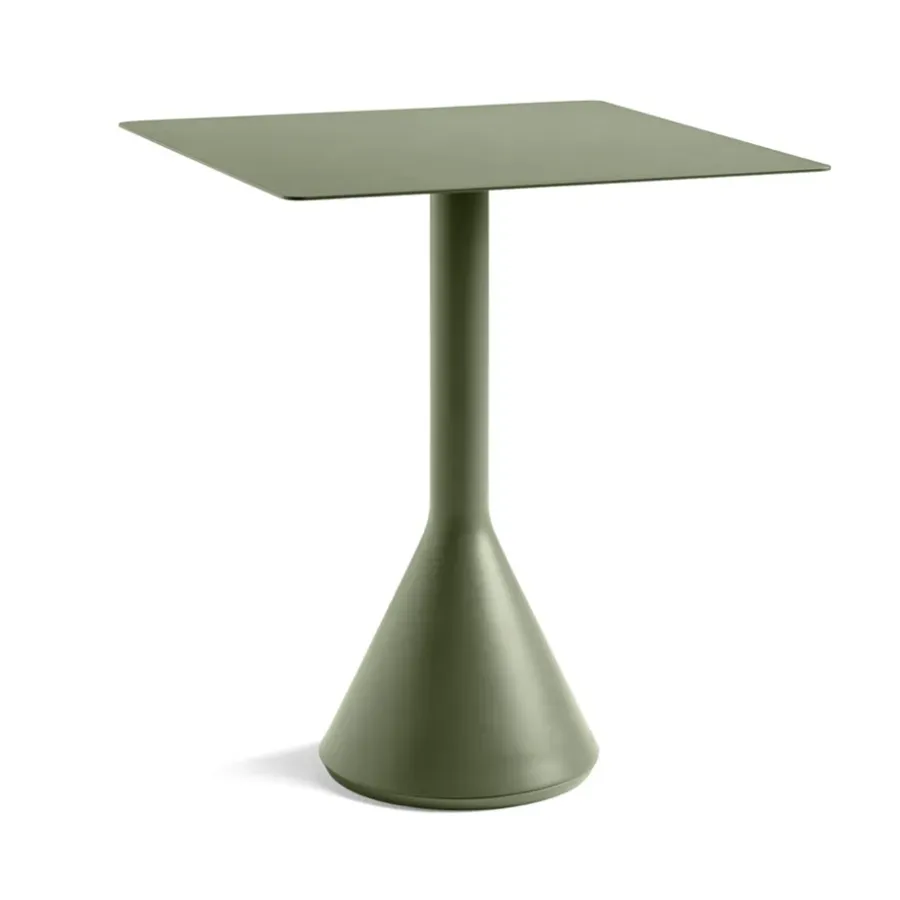 Balkongmöbler·Balkongbord & Cafébord|Balkongbord & Cafébord-HAY Palissade Cone kvadratiskt cafébord 65x65 cm, Olive
