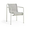 Sittmöbler·Trädgårdsstolar & Utestolar|Trädgårdsstolar & Utestolar-HAY Palissade Cord Dining karmstol, Sky grey