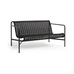 Loungemöbler·Loungesoffor|Loungesoffor-HAY Palissade Cord loungesoffa, Anthracite
