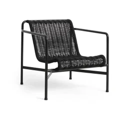 Palissade Cord Low loungefåtölj, Anthracite^HAY