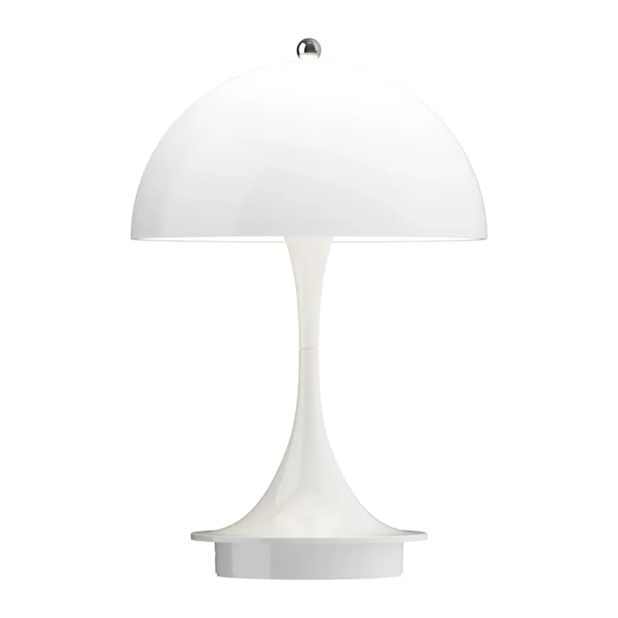 Fönsterlampor|Portabla Lampor-Louis Poulsen Panthella 160 Portable v3 bordslampa, Opal white