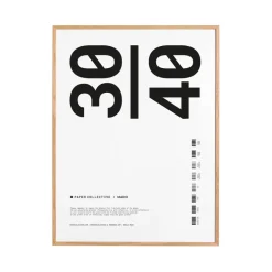 Tavelramar-Paper Collective ram plexiglas-ek, 30x40 cm