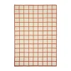 Pasture ullmatta naturvit/rost, 170x240 cm^Scandi Living New