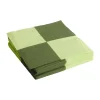 Servetter-HAY Pattern Dinner Check servett 40x40 cm 20-pack, Light green-dusty green L