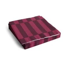 Pattern Dinner servett 40x40 cm 20-pack, Bordeaux-wine^HAY Discount