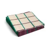Pattern Lunch servett 33x33 cm 20-pack, Off white-silver-green braid check^HAY Outlet
