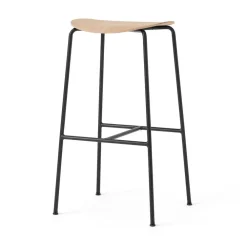 Barstolar-&Tradition Pavilion AV38 barpall 79 cm, Black-lacquered oak