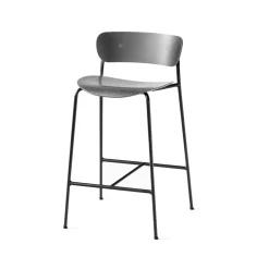 Pavilion AV7 barstol, ek svart lack, stativ stål^&Tradition Sale