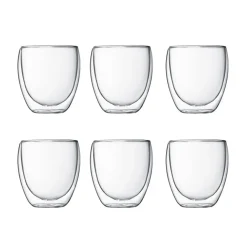 Dricksglas-Bodum Pavina dubbelväggigt glas 6-pack, 25 cl