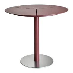 Balkongmöbler·Balkongbord & Cafébord|Balkongbord & Cafébord-Brafab Peace bordsskiva Ø80 cm, Zin red